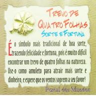 Mini Amuleto Trevo de Quatro Folhas