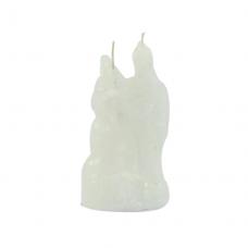 Vela Casal de Noivos Branco