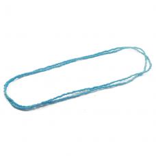 Guia Simples Mi&ccedil;anguinha Azul Claro Fosco(Iemanj&aacute;)