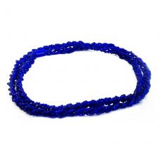 Braj&aacute; 3 Fios Tran&ccedil;ado - Azul Escuro Cristal C\1 Firma(Ogum)