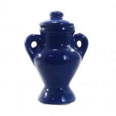 Quartinha Pequena C/Asa Lisa - Azul Escura