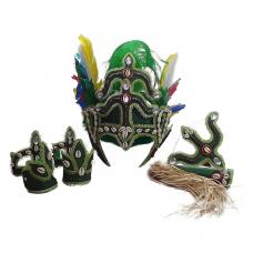 Paramenta de Ox&oacute;ssi Penas Coloridas