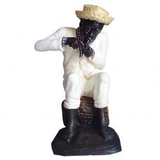 Preto Velho Em Resina 20 CM