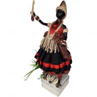BONECO ARTESANAL ORIXA EX&Uacute;