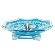 Incens�rio Vertical Oitavado Pav�o 9 CM