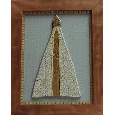 Quadro  Nossa Senhora Aparecida Azul