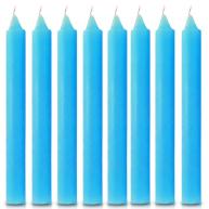 Vela Ma&ccedil;o Azul Claro