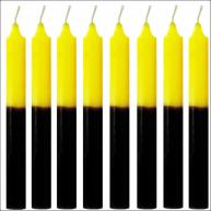 Vela Ma&ccedil;o Preta e Amarela