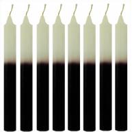 Vela Ma&ccedil;o Preta e Branco