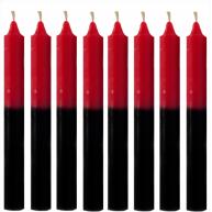 Vela Ma&ccedil;o Preta e Vermelha