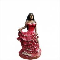 Pomba Gira Em Resina 10 Cm