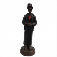 Z&eacute; Pretinho Em Resina 10 Cm