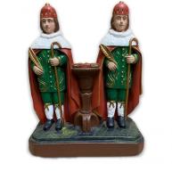 S�o Cosme Dami�o (Manto Vermelho) 20 cm