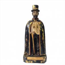 Exu Capa Preta Da Encruzilhada (Pintura Barroca) 20 Cm