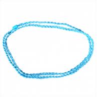 Braj&aacute; 3 Fios Tran&ccedil;ados Azul Fosco  C/ 1 Firma