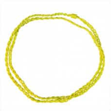 Braj&aacute; 3 Fios Tran&ccedil;ados Amarelo Fosco C/ 1 Firma