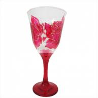 Ta�a Monalisa Decorada ( vermelho -  dourado )