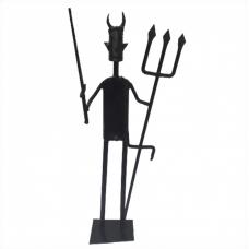 Exu De Ferro Liso 40 Cm