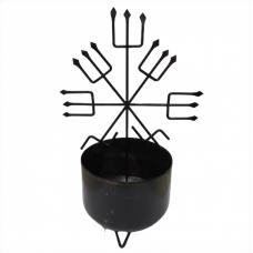 Ferragem com Panela de Ferro- Exu