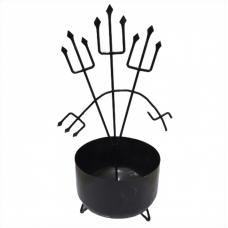 Ferragem com Panela de Ferro- Exu