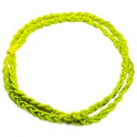 Braj&aacute; 3 Fios Tran&ccedil;ado - de Amarelo Fosco C/1 Firma(Oxum)