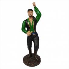 Cigano Em Resina 17 CM (Verde)