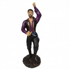 Cigano Em Resina 17 CM (Roxo)