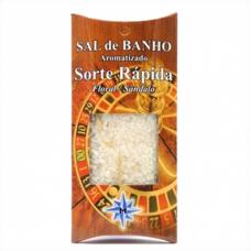 Sal de Banho perfumado com aroma de Sorte R&aacute;pida caixinha de 100g