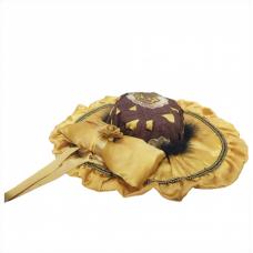 Chap&eacute;u de Pombo Gira Dourado e Marrom