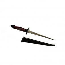 Punhal Cabo Preto e Vermelho 15 cm