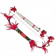 Arco e Flecha (Penas Vermelhas)