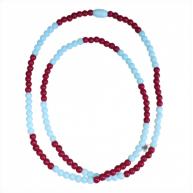 Guia de Porcelana Bicolor (Branco e Vermelho)