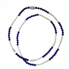 Guia De Cristal Bicolor ( Azul  e Branco )