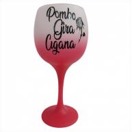 Ta&ccedil;a Personalizada Para Pombo Gira Cigana (Vermelha/Branca)