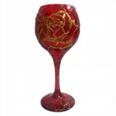 Ta�a Decorada Para Pombo gira (Vermelha)