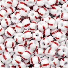 Pacote De Mi&ccedil;angas Rajada 50gr (Branco - Vermelho)