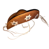 Chap&eacute;u De Couro Lampi&atilde;o/ Cangaceiro