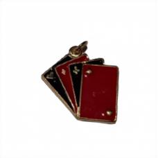 Pingente De Cartas (vermelho - preto)