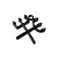 Pingente Tridente Exu e Pombo gira