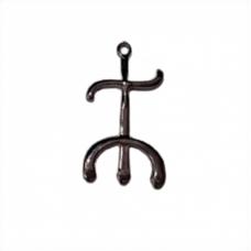 Pingente Tridente de Pombo Gira