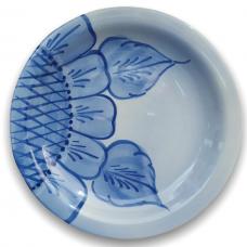 Pires De Ch&aacute; Florido Azul Escuro