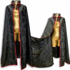 Capa Jacquard Brocado Estampado Preto