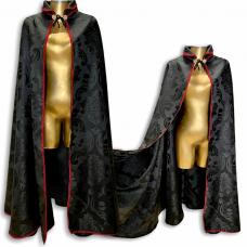 Capa Jacquard Brocado Estampado Preto