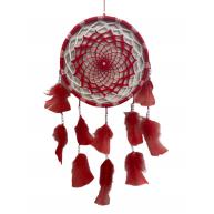 Filtro Dos Sonhos M&eacute;dio (Vermelho e Branco)