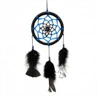 Filtro Dos Sonhos Pequeno (Preto e Azul)