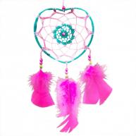 Filtro Dos Sonhos Pequeno (Verde e Rosa)