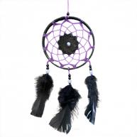 Filtro Dos Sonhos Pequeno (Preto e Roxo)