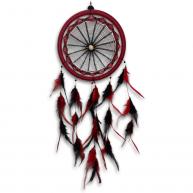 Filtro Dos Sonhos M&eacute;dio (Preto e Vermelho)