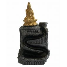 Incens&aacute;rio Cascata Resina M&iacute;stica Kuanyin (14cm)