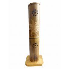 Incens�rio Torre Simples de Bambu Ideograma Sol